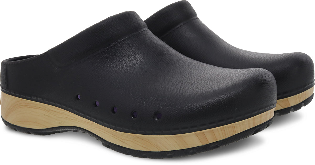 Dansko Women's Comfortable Black EVA Kenton Kane Clogs for All-Day Wear