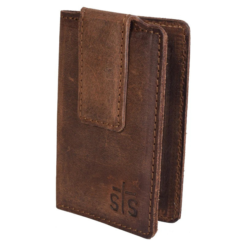 Brown Men's Foreman Money Clip by Carroll Companies - STS Branded