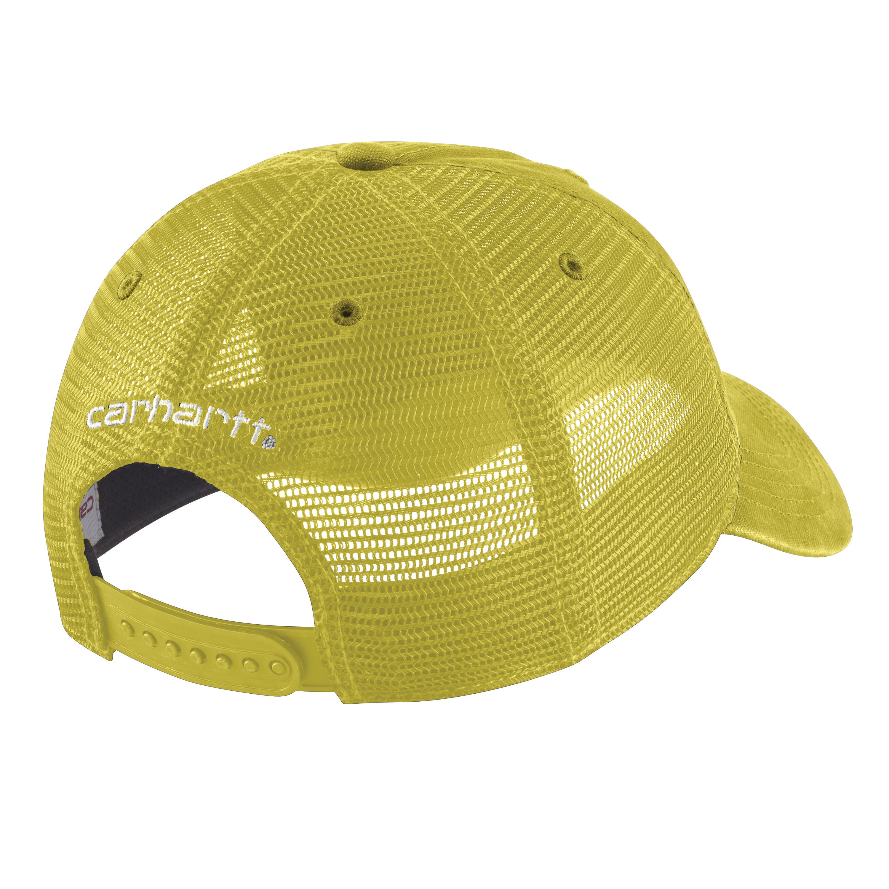 Carhartt Men's Comfortable Adjustable Canvas and Mesh-Back Baseball Cap in Warm Olive Shade