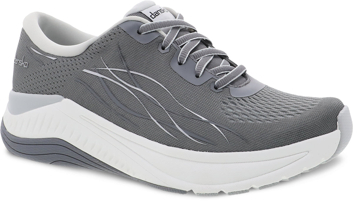 Dansko Women's Grey Pace Mesh Walking Shoes for Comfortable Outdoor Walks