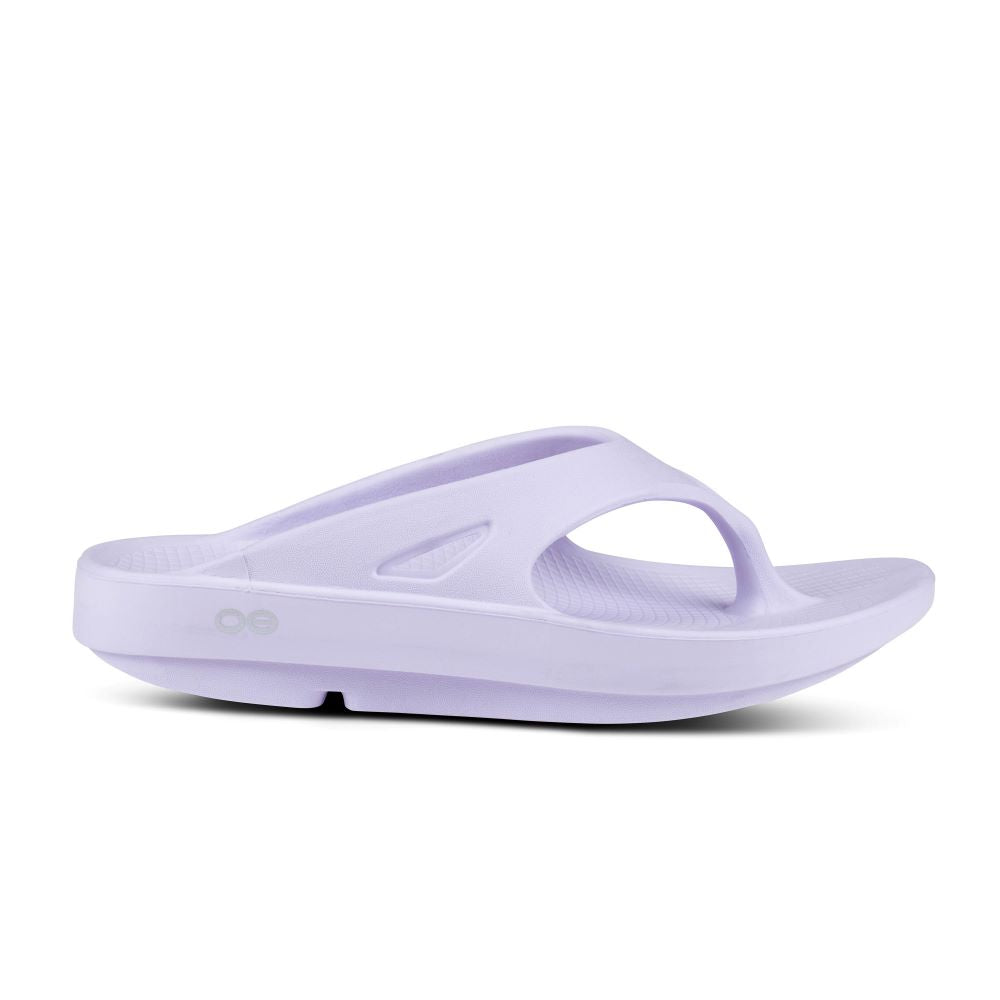 OOFOS Women's Stylish OOriginal Thong Sandals in Lavender Color