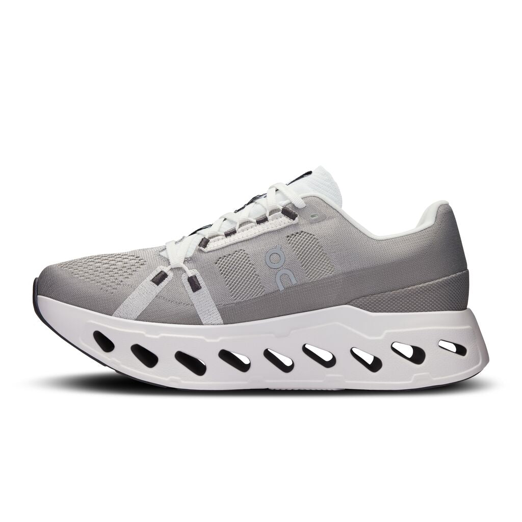On Running Men's Athletic Road Running Shoes - Cloudeclipse in Alloy / White Color