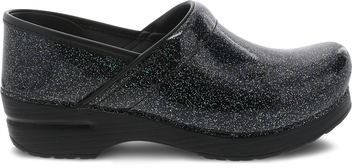 Dansko Women's Glitzy Patent Professional Clogs - Ideal Footwear for Healthcare Workers