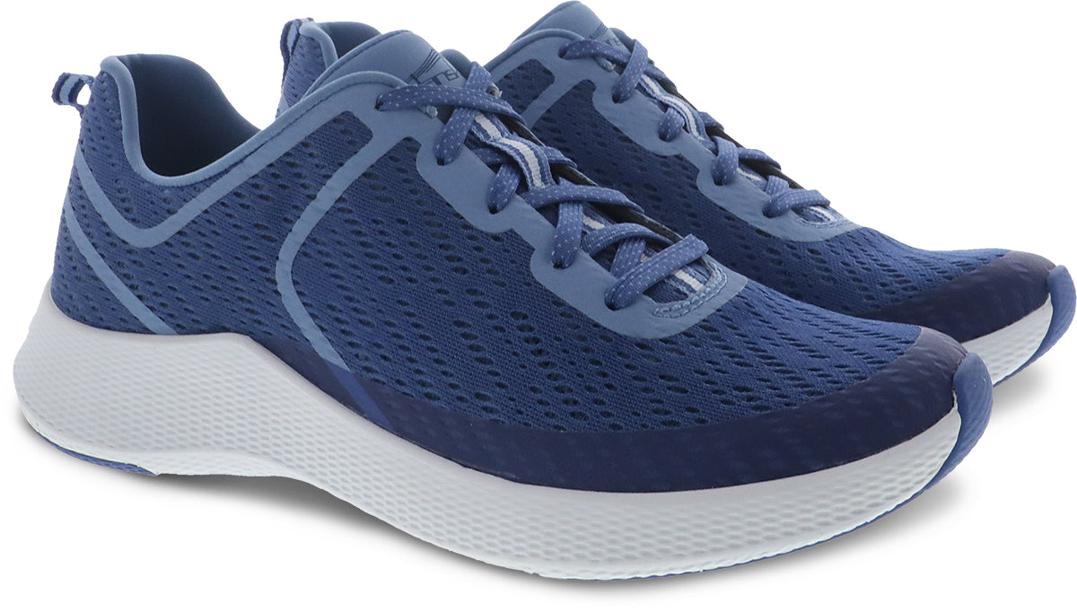 Dansko Women's Stain - Resistant Sky Blue Mesh Sneakers