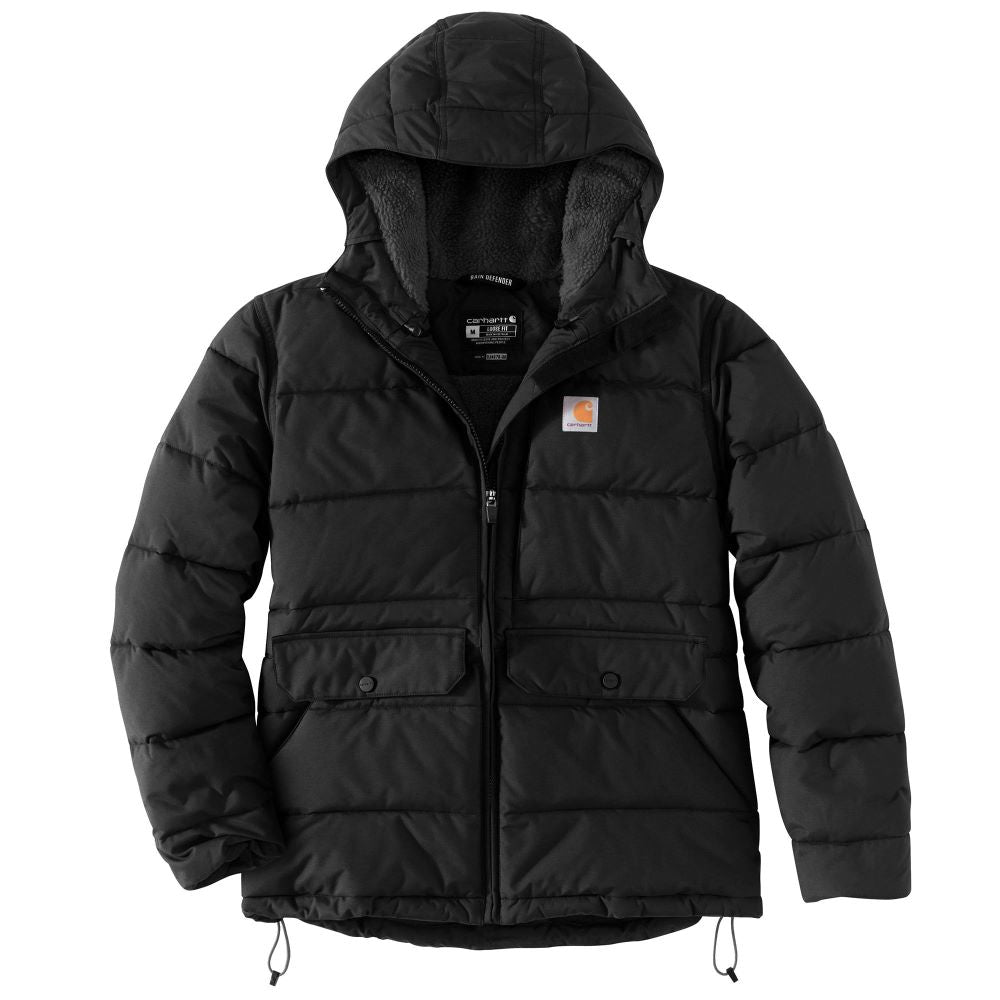 Carhartt Women's Insulated Montana Relaxed Fit Utility Jacket in Classic Black Color