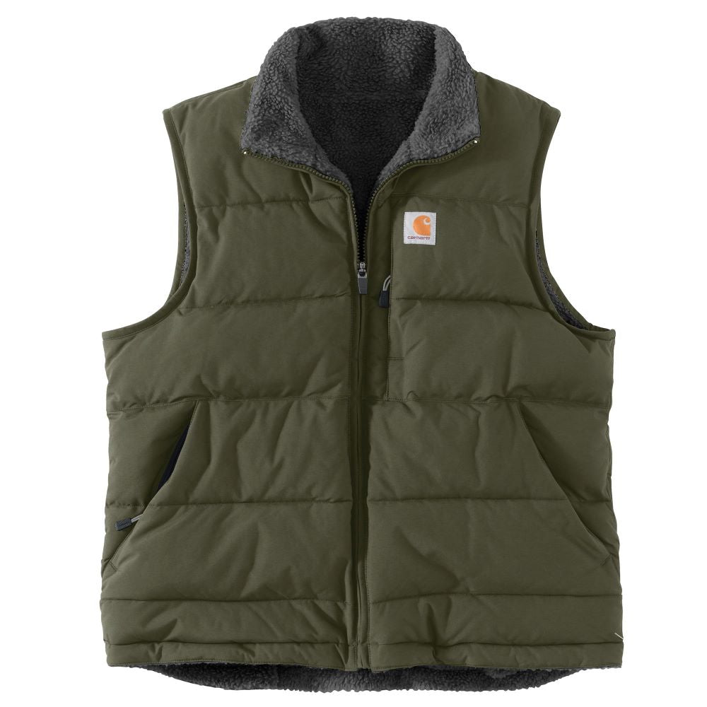 Carhartt Women's Reversible Sherpa-lined Insulated Montana Vest in Basil