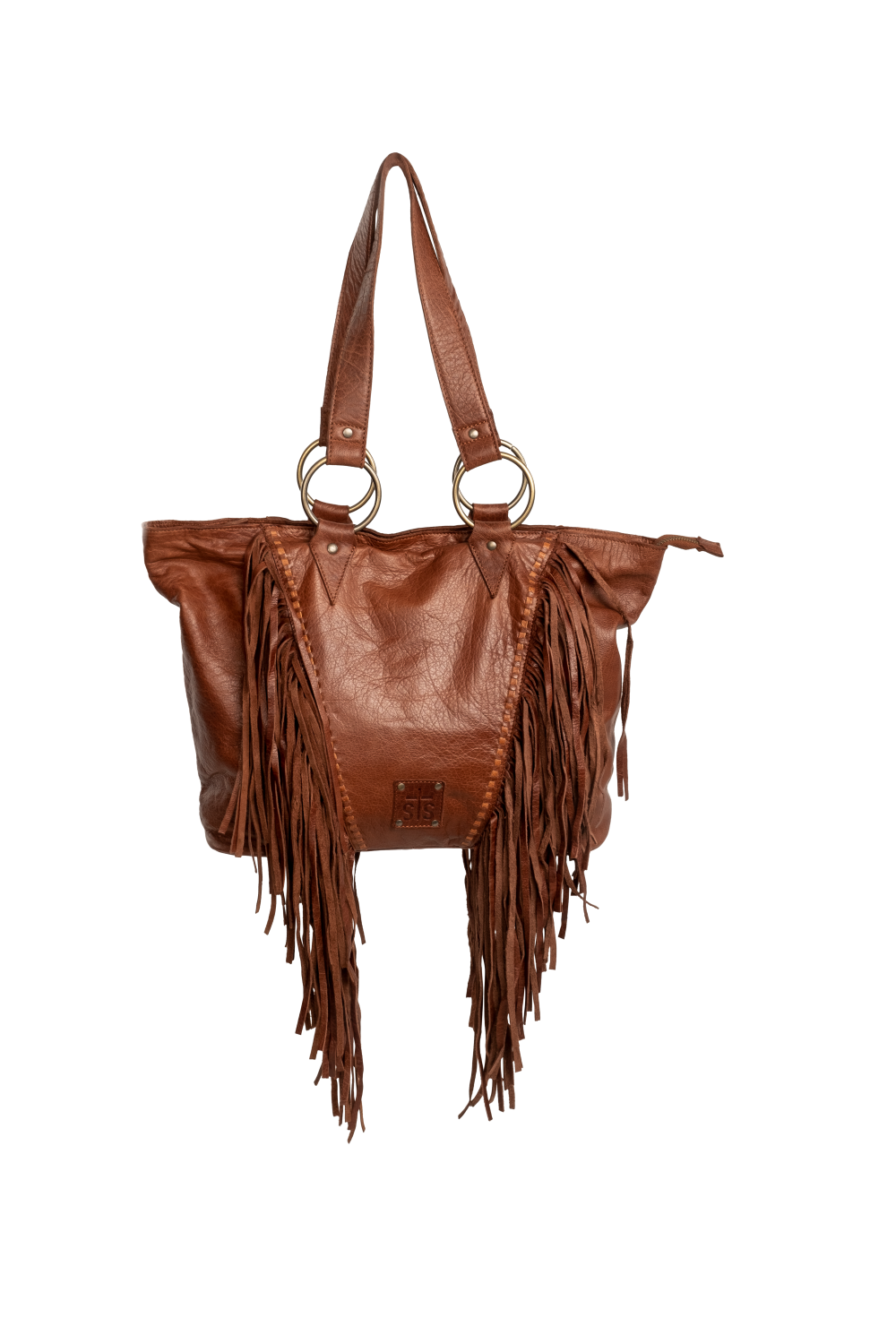 Stylish Women's Indie Walnut Leather Tote by Carroll Companies