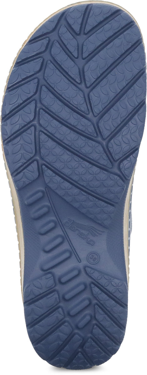 Dansko Women's Comfortable Blue Molded Kenton Kane Clogs for All Seasons