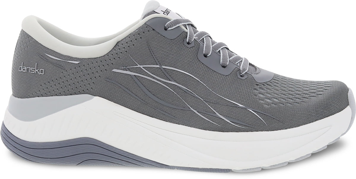Dansko Women's Grey Pace Mesh Walking Shoes for Comfortable Outdoor Walks