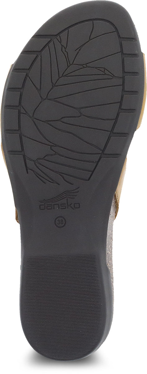 Dansko Women's Yellow Waxy Burnished Ronda Sandals