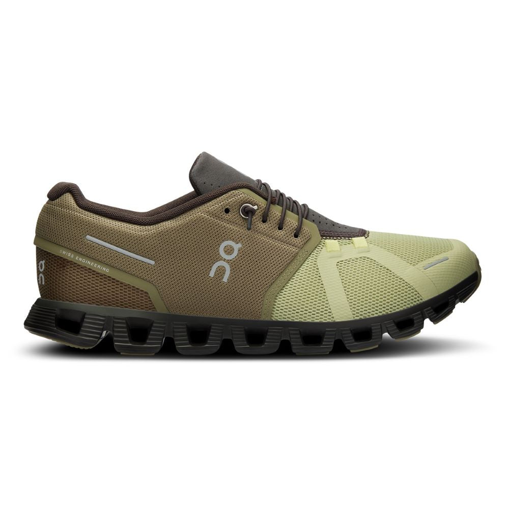 On Running Men's Athletic Cloud 5 Running Shoes in Grove / Haze Color