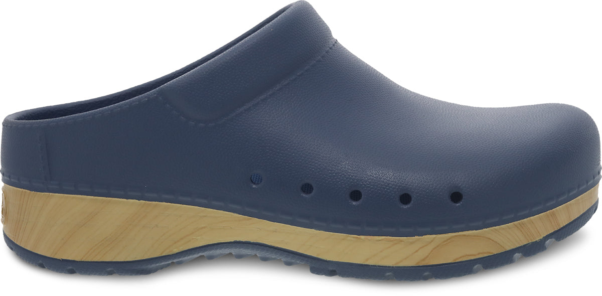 Dansko Women's Comfortable Blue Molded Kenton Kane Clogs for All Seasons