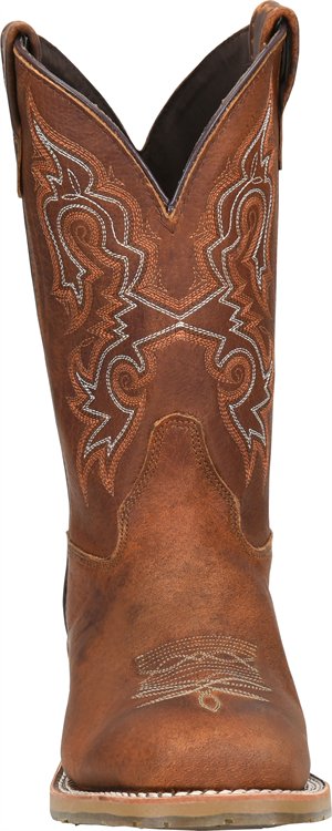 Double H Men's Premium 11 Monte Wide Square Toe Cowboy Boots in Tenby Coppertone Brown Color