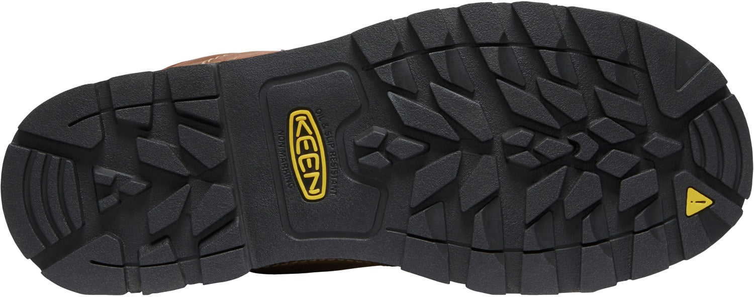 Keen Utility Women's 6-Inch Waterproof Safety Toe Work Boots - Gingerbread/Black