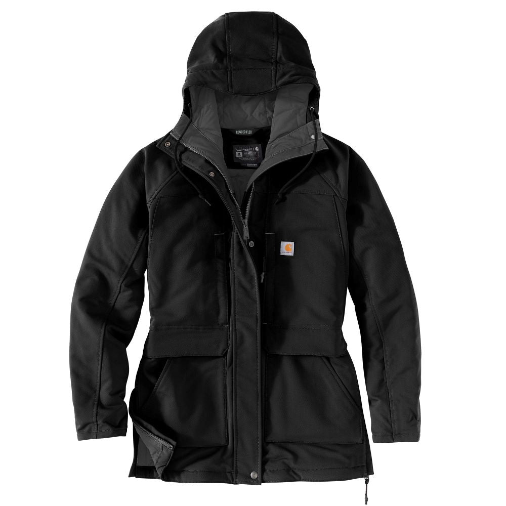 Carhartt Women's Insulated Traditional Super Dux™ Black Winter Coat for Women