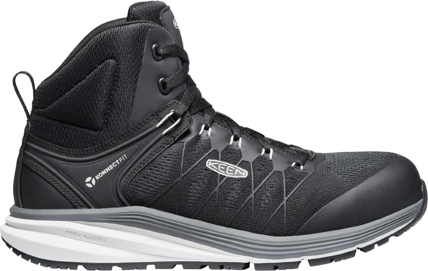 Keen Utility Men's Vapor/Black Vista Energy EH Mid Hiker with Carbon Toe