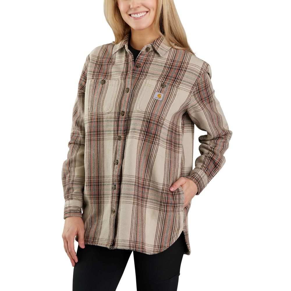 Carhartt Women's Nutmeg Heavyweight Oversized Twill Overshirt