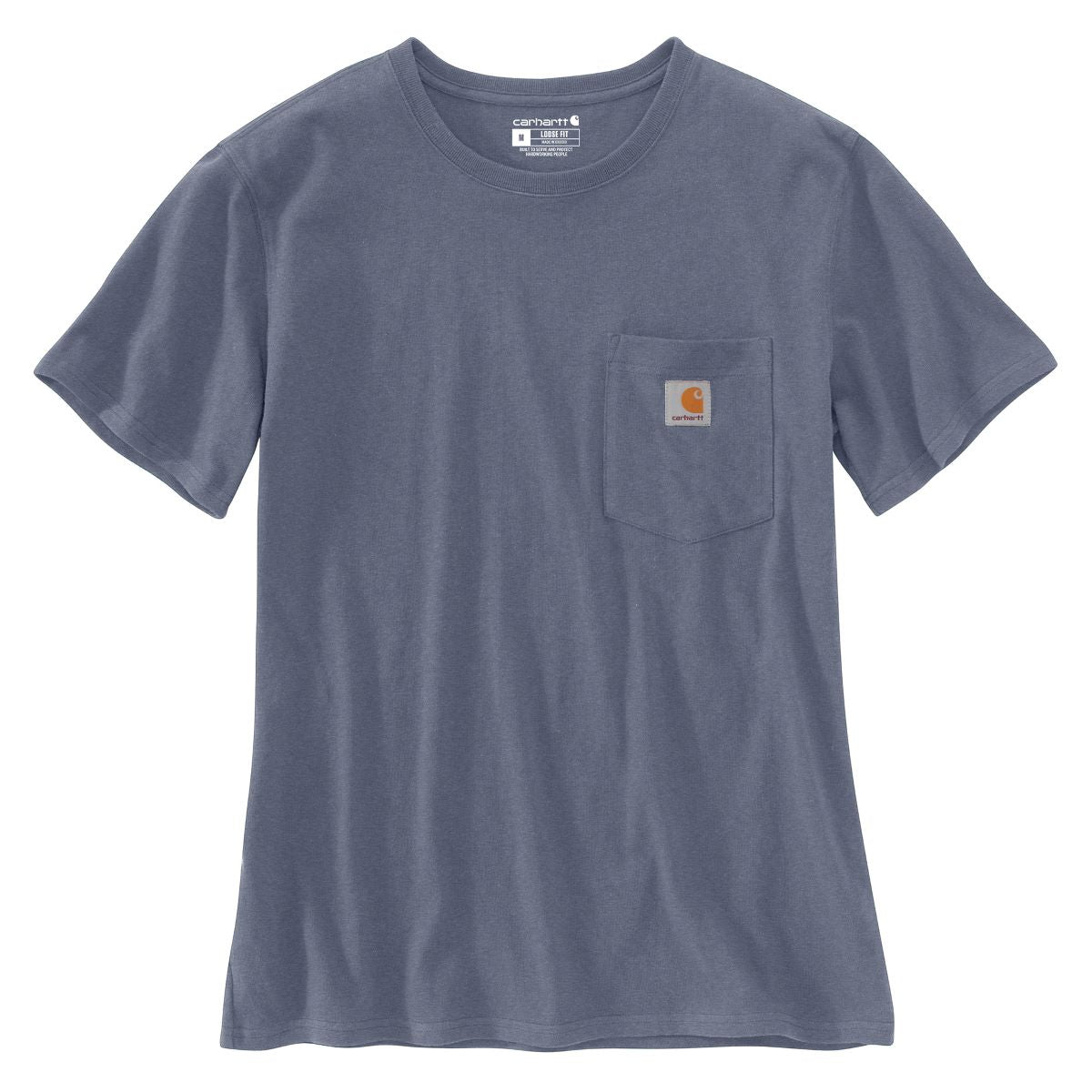 Carhartt Women's Folkstone Grey Heather Lightweight Pocket T-Shirt