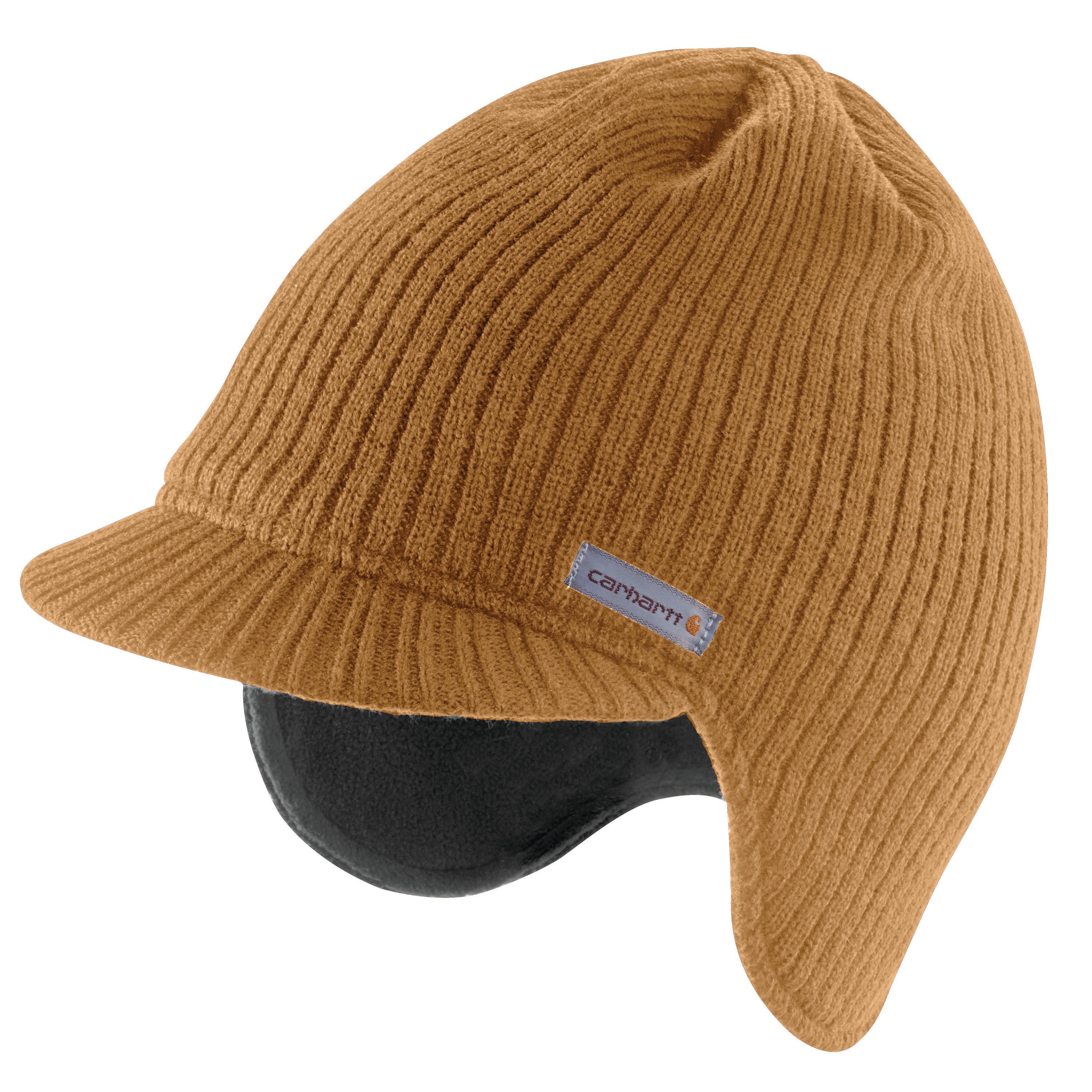 Carhartt Men's Brown Acrylic Knit Visor Hat for Warmth