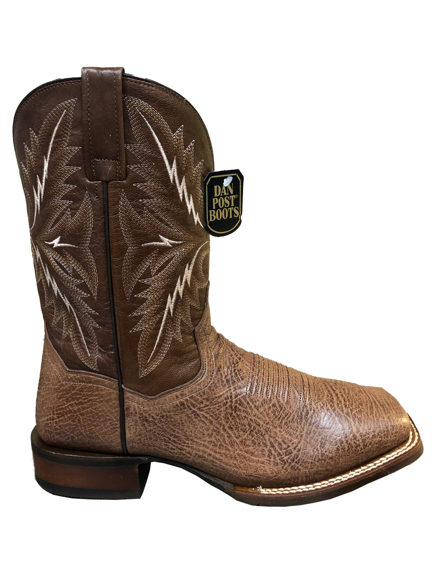 Dan Post Men's Brown/Cognac 11 Western Square Toe Stylish Boots