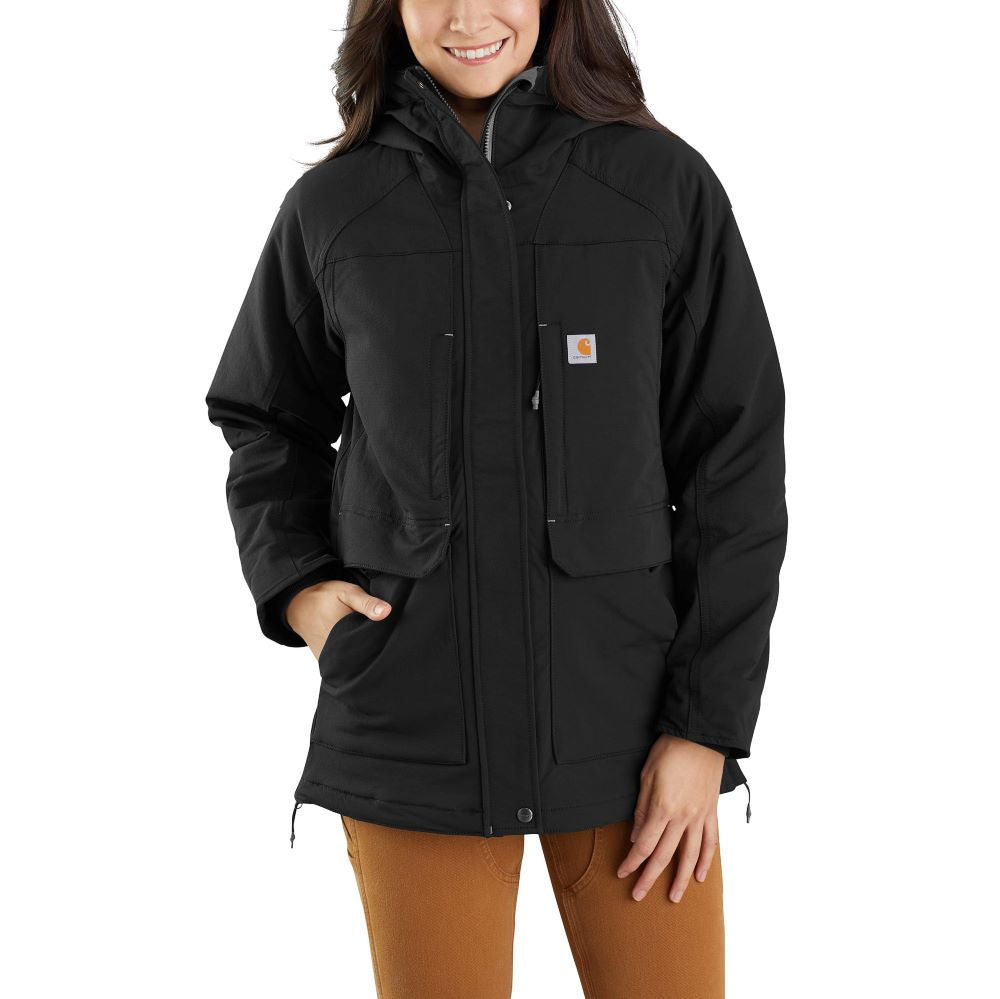 Carhartt Women's Insulated Traditional Super Dux™ Black Winter Coat for Women