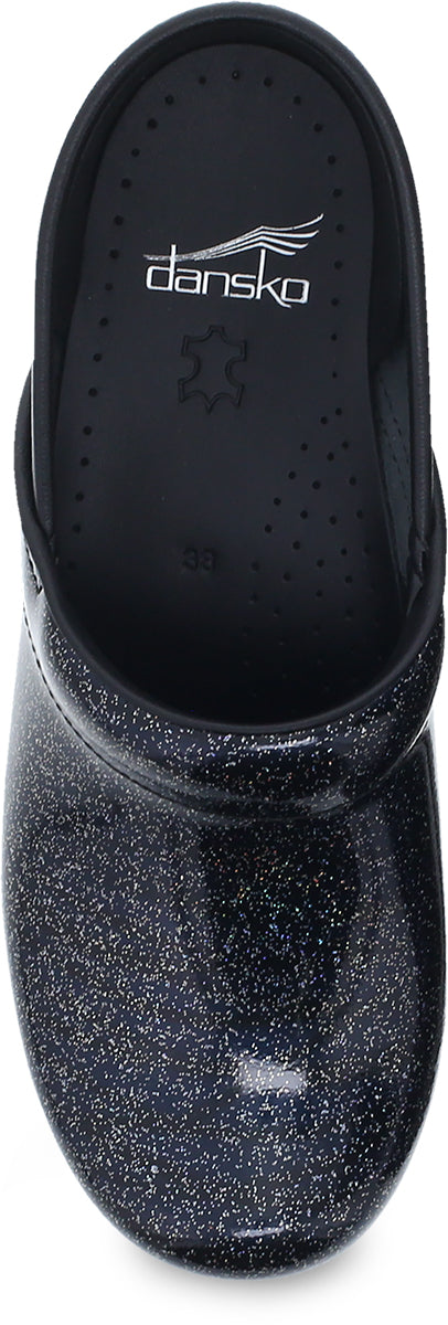 Dansko Women's Glitzy Patent Professional Clogs - Ideal Footwear for Healthcare Workers