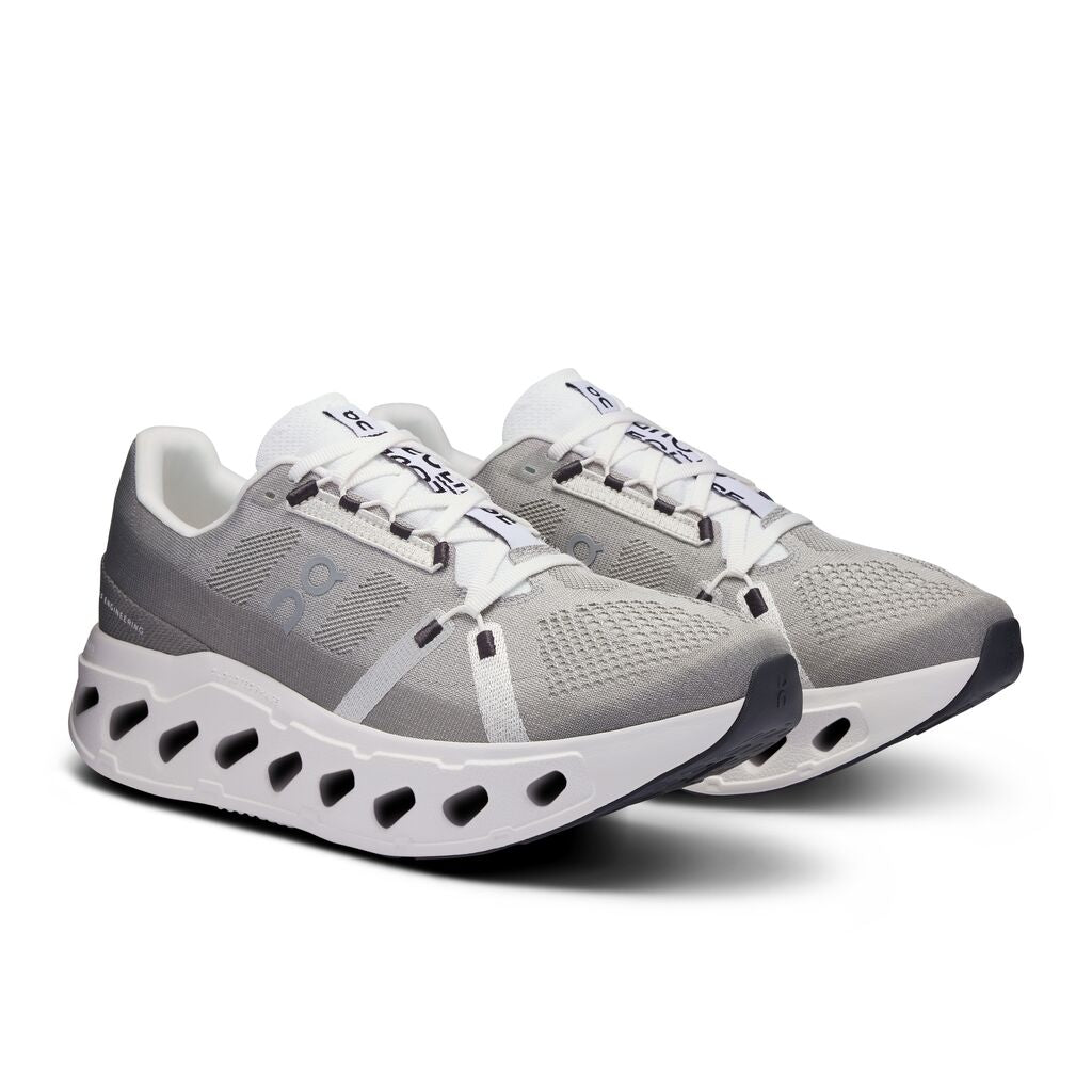 On Running Men's Athletic Road Running Shoes - Cloudeclipse in Alloy / White Color
