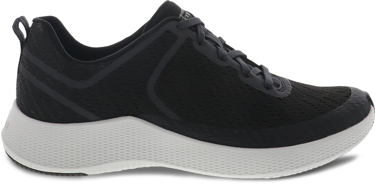 Dansko Women's Comfortable Black Mesh Sky Sneakers
