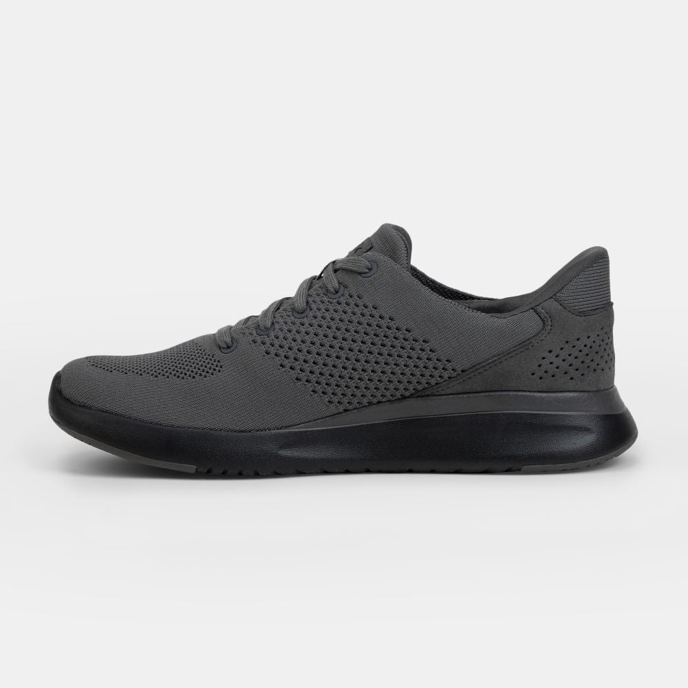KIZIK Unisex Graphite Lima Sneakers with Hands - Free Convenience