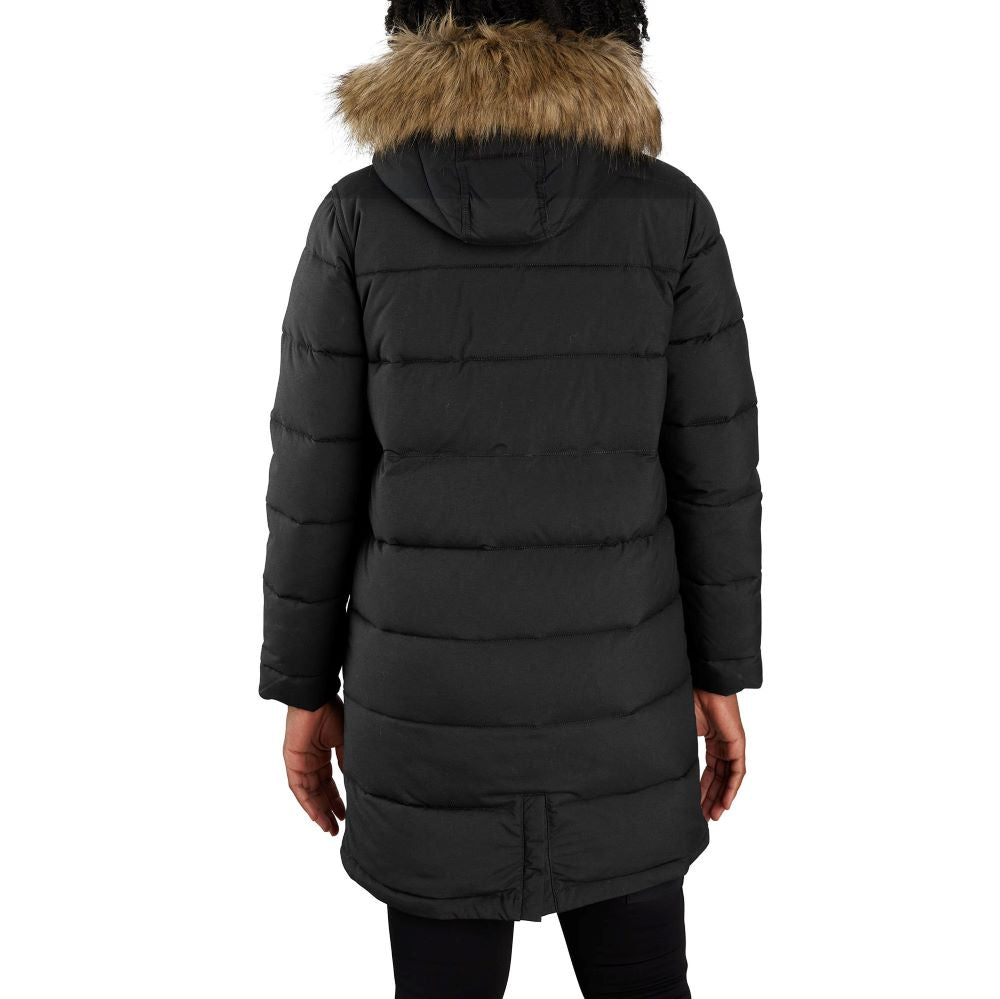 Carhartt Women's Relaxed Fit Insulated Montana Utility Coat in Classic Black Color