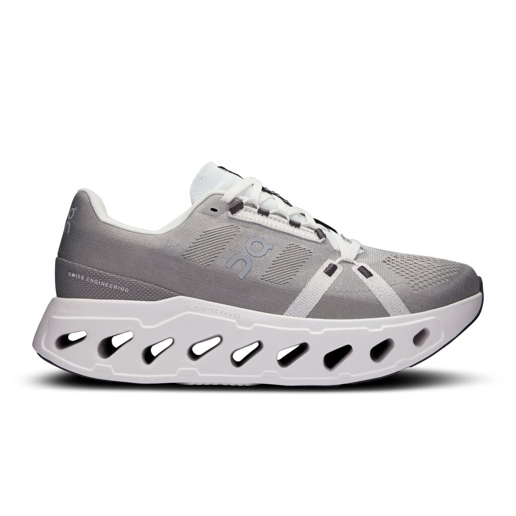 On Running Men's Athletic Road Running Shoes - Cloudeclipse in Alloy / White Color