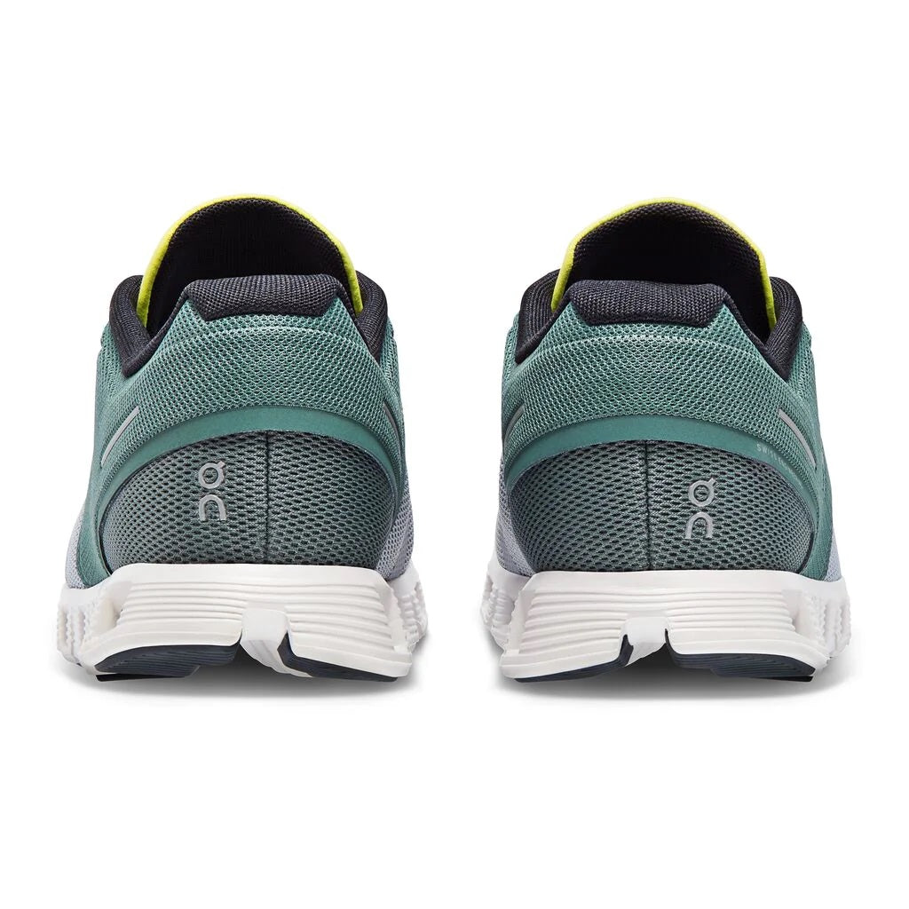 On Running Men's Olive/Alloy Cloud 5 Running Shoes for All-Day Comfort