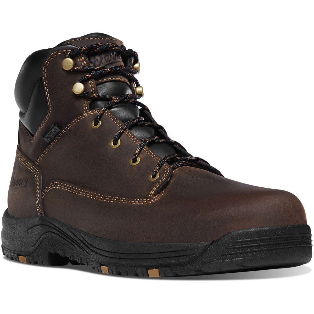 Danner Men's Brown 6 Caliper EH WP Soft-Toe Work Boots