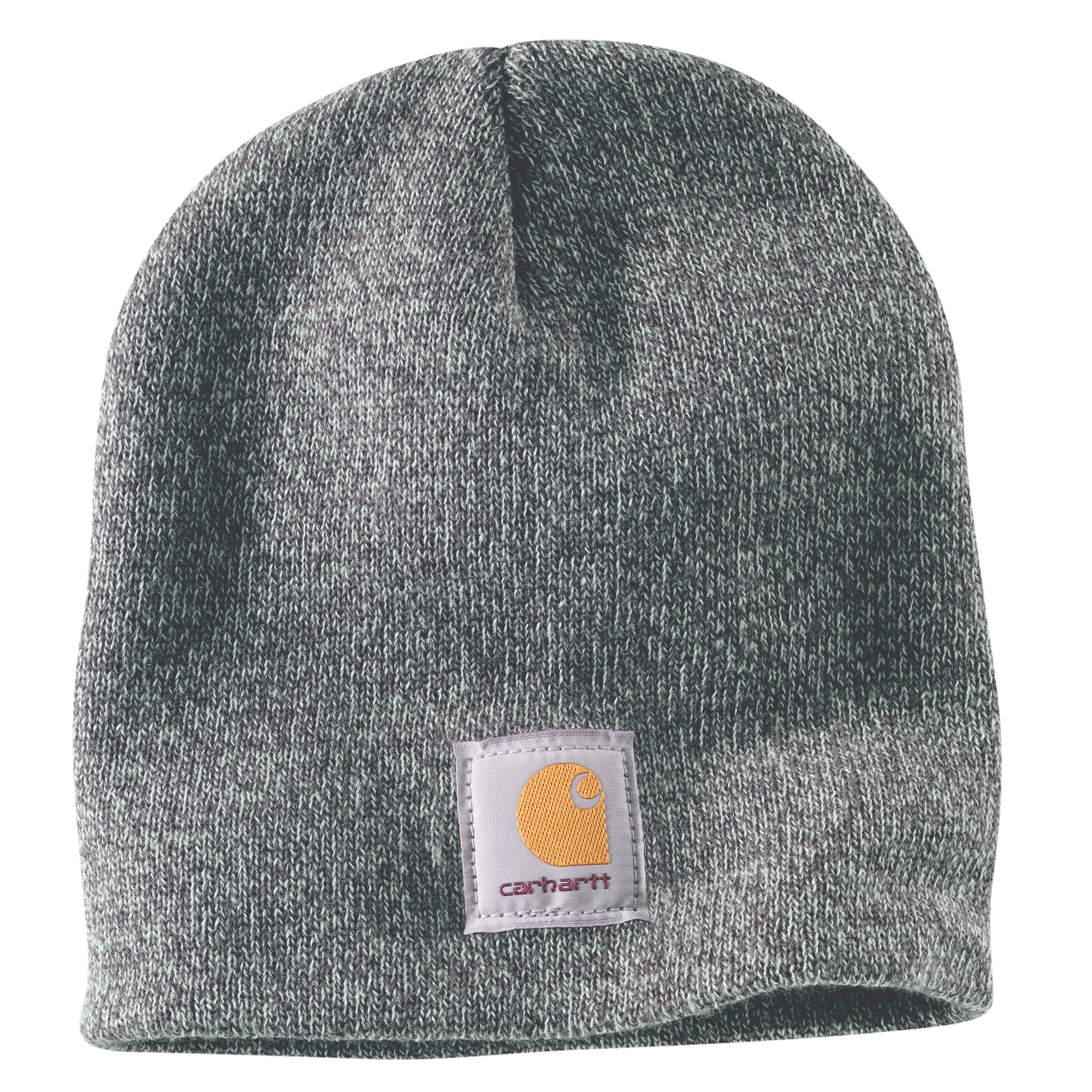Carhartt Men's Comfortable Acrylic Knit Beanie in Heather Grey/Coal Heather