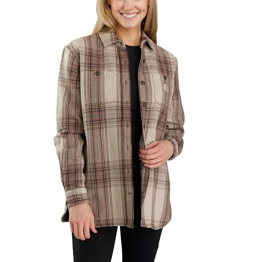 Carhartt Women's Nutmeg Heavyweight Oversized Twill Overshirt