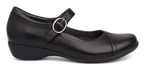 Dansko Women's Stylish Black Milled Nappa Fawna Shoes