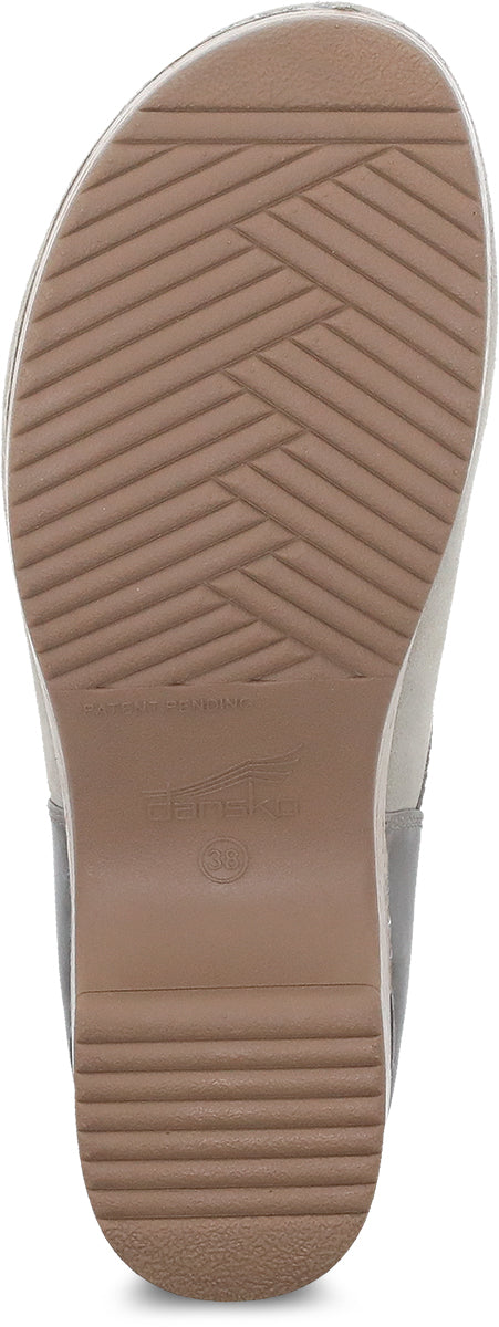Dansko Women's Casual Brenna Work and Weekend Shoes in Taupe Burnished Suede