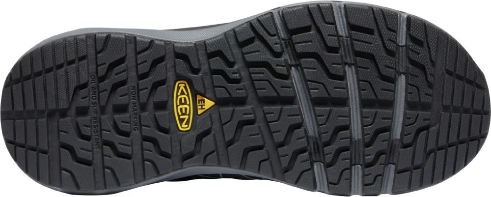 Keen Utility Women's Steel Grey/Blue Glass Vista Energy EH SR Carbon Fiber Toe Work Shoes