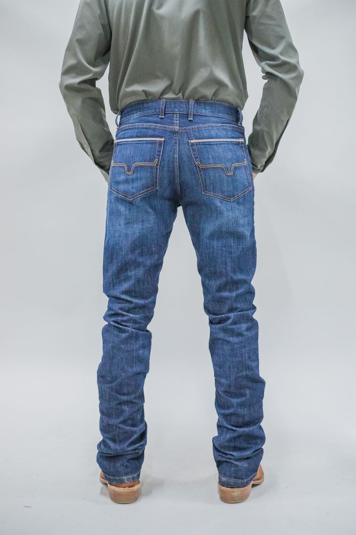 Kimes Ranch Men's Classic Roger Bootcut Jeans in Indigo Shade