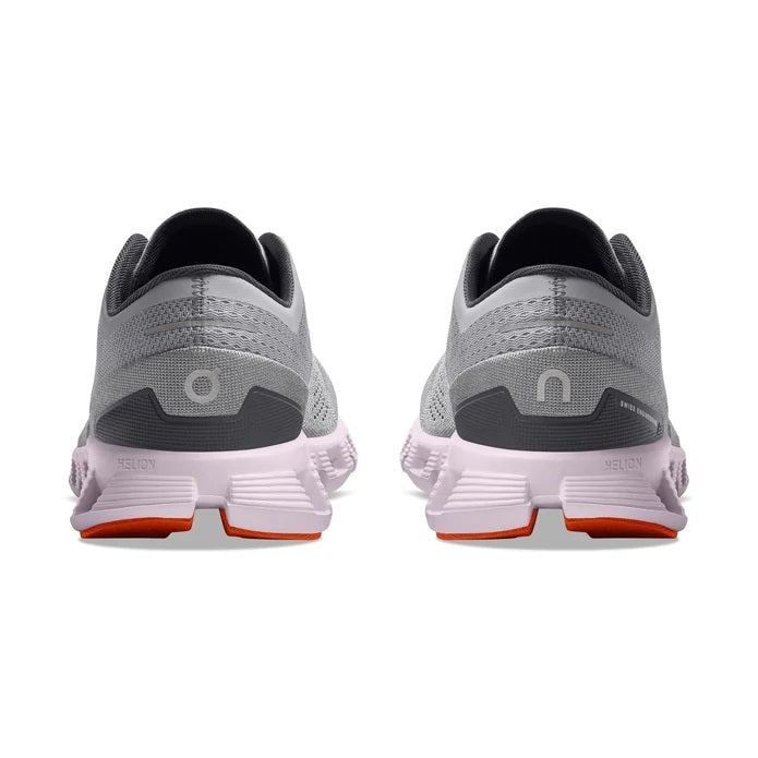 On Running Women's Athletic Cloud X Running Shoes - Alloy / Lily Colorway