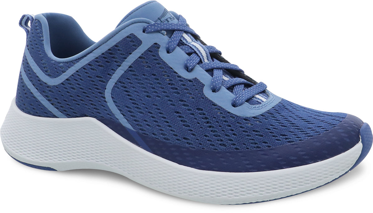 Dansko Women's Stain - Resistant Sky Blue Mesh Sneakers