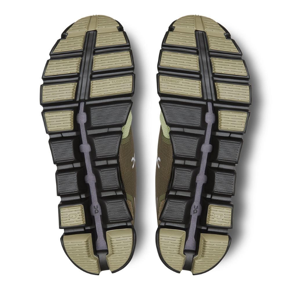 On Running Men's Athletic Cloud 5 Running Shoes in Grove / Haze Color