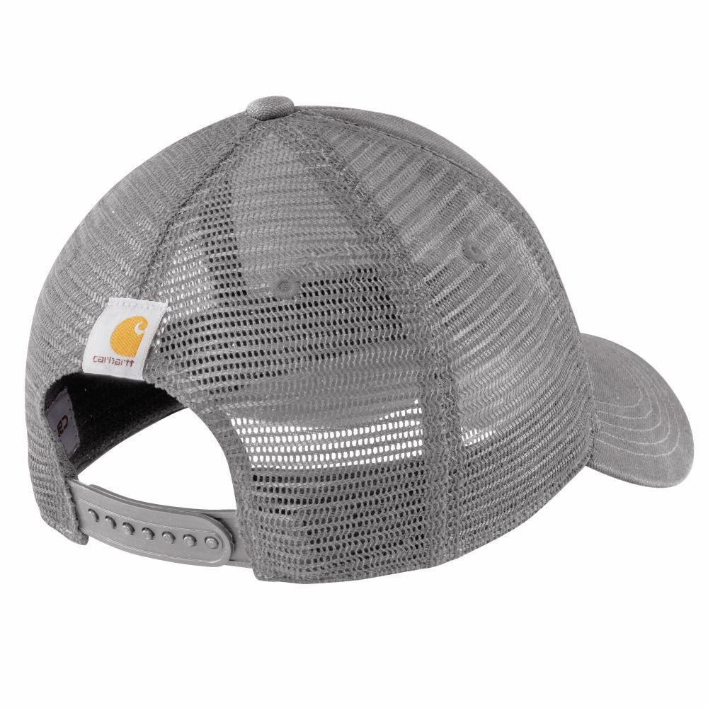 Carhartt Men's Stylish Asphalt Canvas Mesh-Back Logo Graphic Baseball Cap