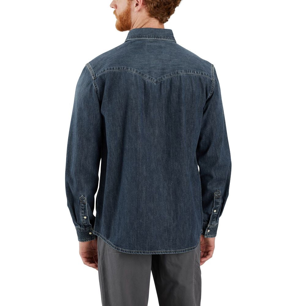 Carhartt Men's Wyatt Montana Midweight Denim Shirt
