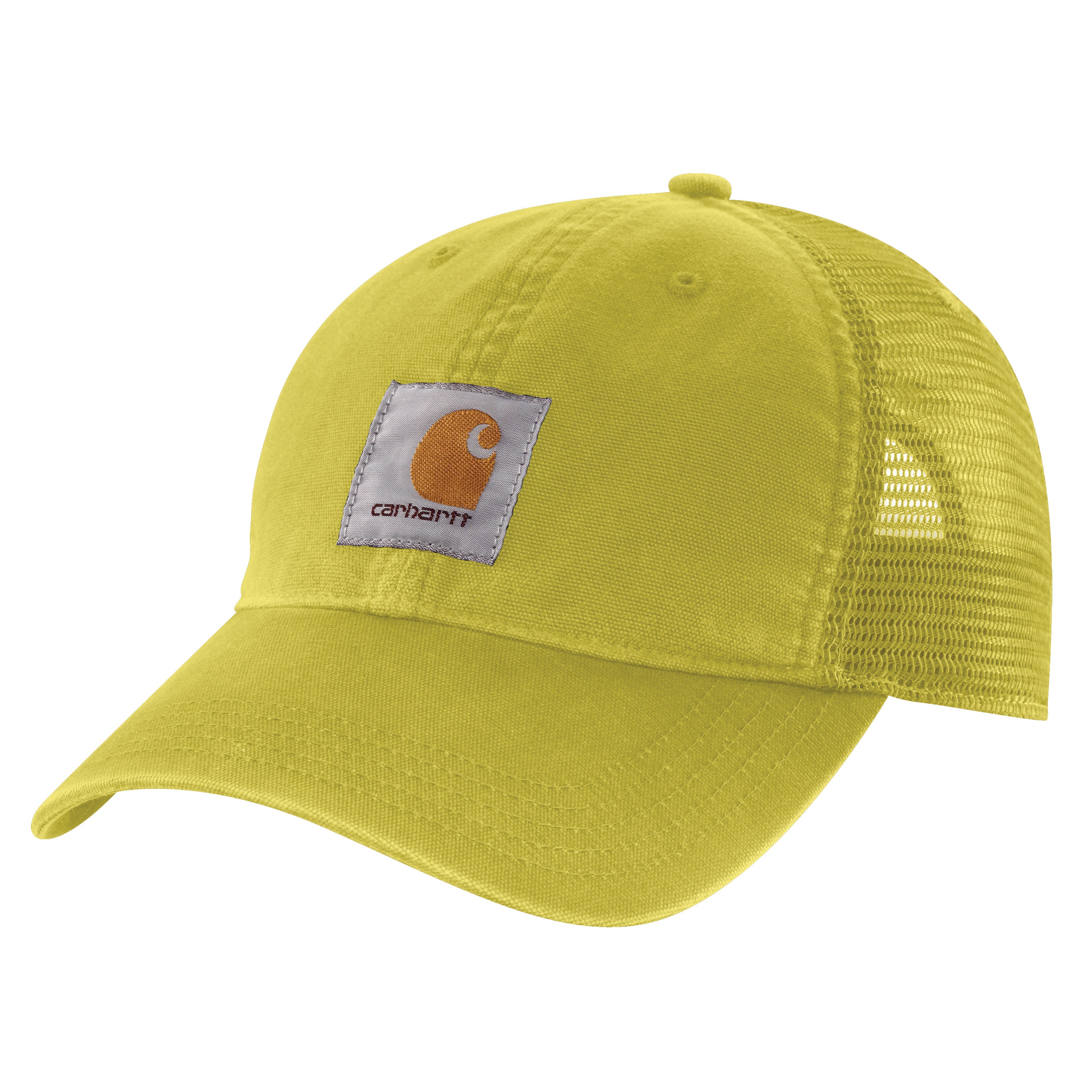 Carhartt Men's Comfortable Adjustable Canvas and Mesh-Back Baseball Cap in Warm Olive Shade