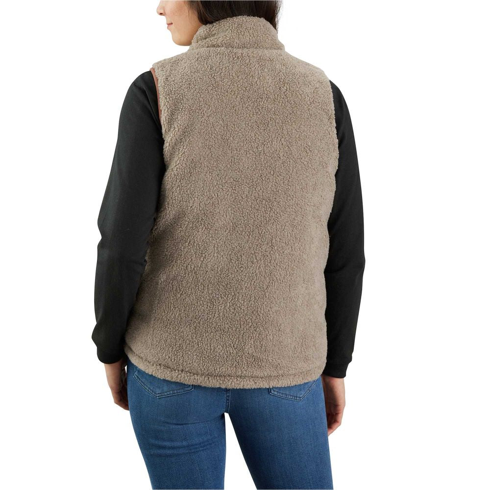 Carhartt Women's Reversible Sherpa-lined Insulated Montana Vest in Basil