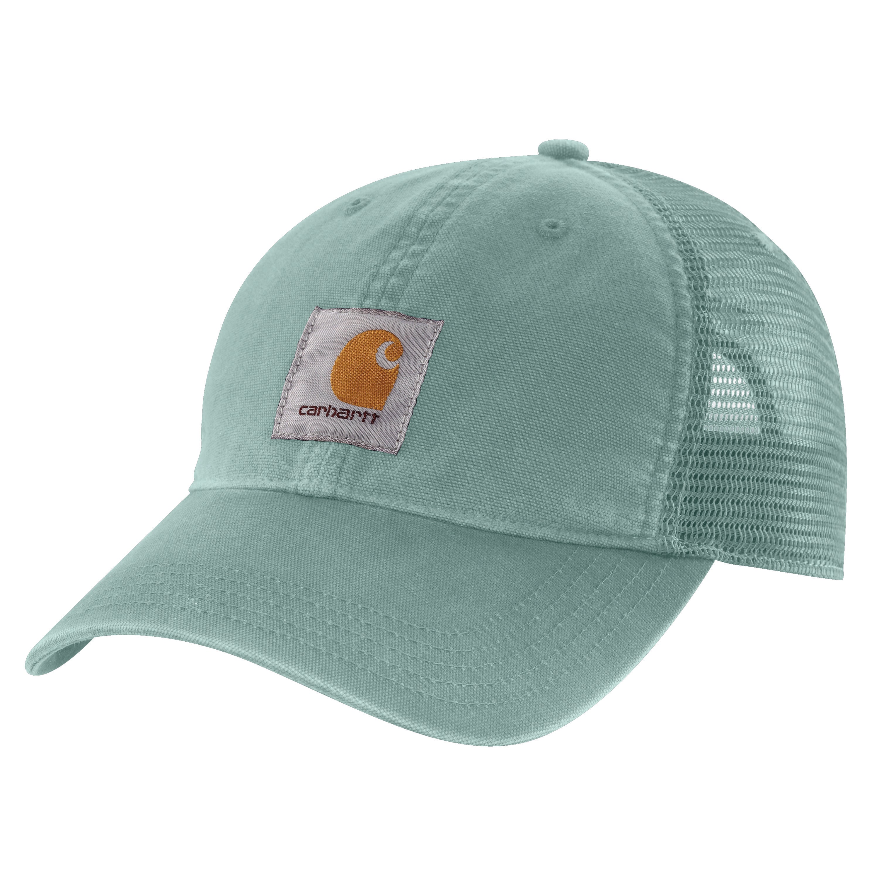 Carhartt Men's Adjustable Canvas and Polyester Mesh-Back Baseball Cap in Succulent Color