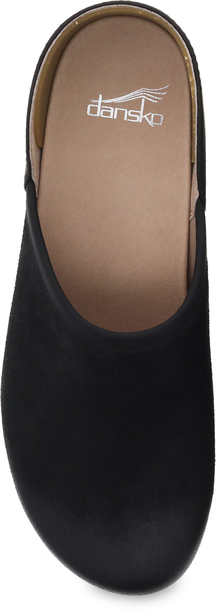 Dansko Women's Black Suede Brenna Casual Comfortable Shoes
