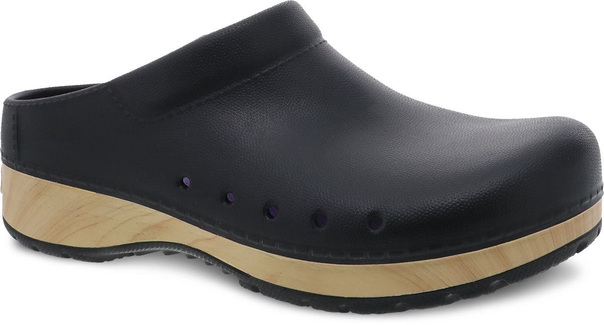 Dansko Women's Comfortable Black EVA Kenton Kane Clogs for All-Day Wear