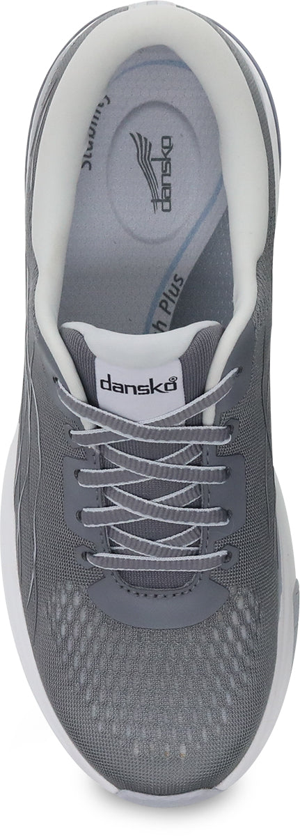 Dansko Women's Grey Pace Mesh Walking Shoes for Comfortable Outdoor Walks
